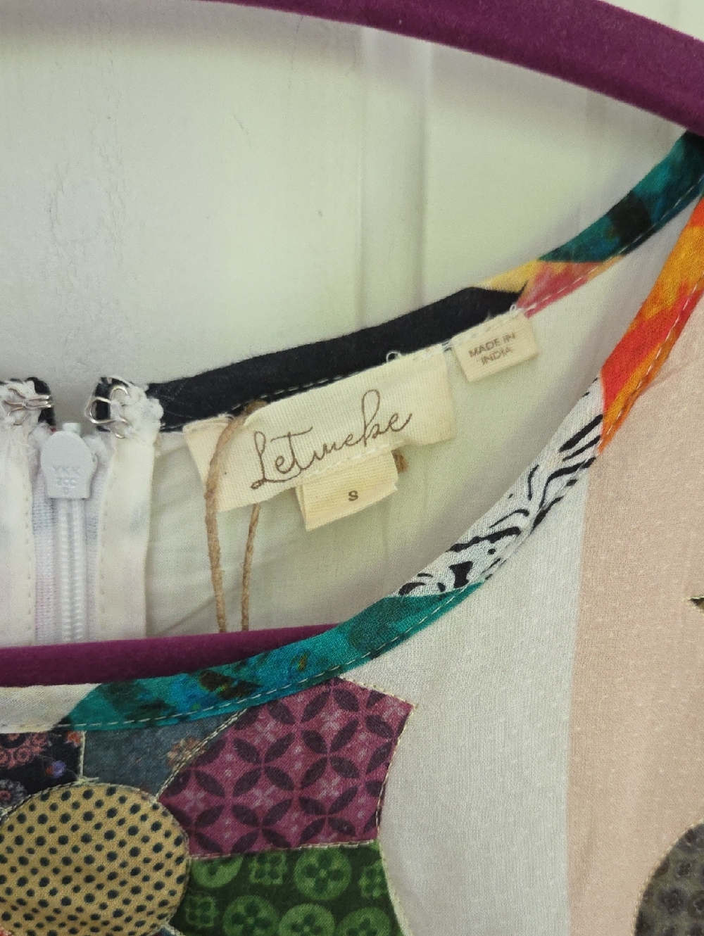 Anthropologie Let Me Be Quilted Patchwork Maxi Dress - Picture 4 of 11